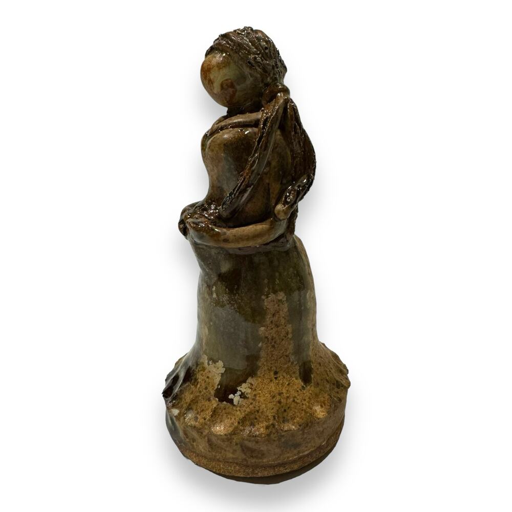 Pregnant Woman Mother Ceramic Figurine RLP